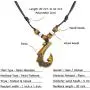 Nove Jewelry Leather Brown Hawaiian Fish Hook Pendant Hemp Cord Chain - Adjustable Black Cord Nove Jewelry Leather Brown Hawaiian Fish Hook Pendant Hemp Cord Chain - Adjustable Black Cord
