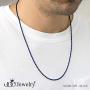 555Jewelry Stainless Steel Hypoallergenic Twisted Singapore Rope Chain Necklace