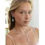 Mariell Sparkling Clear Rhinestone Necklace and Earrings Set for Proms, Bridesmaids Gifts and Weddings