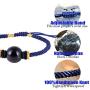 Jewever Obsidian Bracelet Handmade Knot Braided Lucky Rope Charms Gifts for Women and men 14mm Adjustable Band Unisex