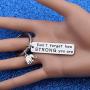 WUSUANED Friendship Keychain Never Forget How Strong You Are Elephant Jewelry Inspirational Gift For Elephant Lovers
