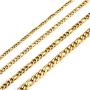 18K Real Gold Plated Figaro Chain for Men Women Necklace Width 3MM 4MM 5MM 6MM Simple Stainless Steel Figaro Link Chain Teen Girls Boys Best Friend Sister Fashion Jewelry 16 Inches to 28 Inches