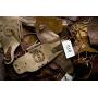 Soft Leather Bracelet with rustic clasp (8-inch wristband) Handmade by Hide & Drink :: Bourbon Brown