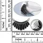 POPLYKE Dissent Collar Necklace for Women Sterling Silver RBG Necklace Jewelry Gifts for Fans of Ruth Bader Ginsburg