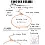 Sllaiss 925 Sterling Silver Religious Sideways Cross Bracelet for Women Men Cross Jewelry Christian Bracelet Adjustable Link Chain Hypoallergenic