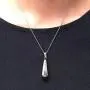 Jude Jewelers Stainless Steel Cone Shaped Perfum Ash Memorial Cremation Keepsake Holder Pendant Necklace Jude Jewelers Stainless Steel Cone Shaped Perfum Ash Memorial Cremation Keepsake Holder Pendant Necklace
