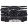 VONRU Leather Cuff Bracelets for Women - Charm Boho Handmade Braid Wrap Bracelets Wristbands Casual Braided Handmade Magnetic Bracelet Cuff Bangle