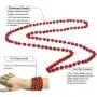 BALIBALI 8MM 108 Mala Beads Necklace Semi-Precious Gem Stones Mala Meditation Necklace 108 Hand Knotted Japa Yoga Beaded Necklace