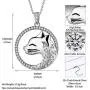 Amulet Necklace Gift for Women Girls 925 Sterling Silver Ankh Cross Eye of Horus/Animal Cat/Celtic Owl/Ankh Triangle Necklace for Mens Jewelry Best Gift Ideal for Christmas Amulet Necklace Gift for Women Girls 925 Sterling Silver Ankh Cross Eye of Horus/Animal Cat/Celtic Owl/Ankh Triangle Necklace for Mens Jewelry Best Gift Ideal for Christmas