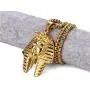 JAJAFOOK Egyptian Jewelry Pharaoh King Pendant Gold Chain Men Necklace JAJAFOOK Egyptian Jewelry Pharaoh King Pendant Gold Chain Men Necklace