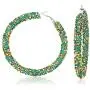 4 Pairs Glitter Hoop Earrings Bohemian Sparkle Resin Rhinestone Crystal Wrapped Geometric Big Round Circle Shiny Dangle Earrings Goldplated Scrub Drop Earring for Women Girls Wedding Party Jewelry 4 Pairs Glitter Hoop Earrings Bohemian Sparkle Resin Rhinestone Crystal Wrapped Geometric Big Round Circle Shiny Dangle Earrings Goldplated Scrub Drop Earring for Women Girls Wedding Party Jewelry