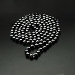 JSEA 57 Length 8mm Simulated Glass Pearl Long Necklace Multi Layer Statement Necklace Women