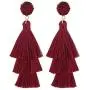LEGITTA Tassel Earrings Layered Tiered Linear Drop Fashion Trending Earrings