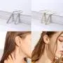 KesaPlan Swarovski Crystal Bar Drop Earrings for Women, 2 Pairs Dangle Earrings, Silver Earrings and Gold Earrings for Gifts KesaPlan Swarovski Crystal Bar Drop Earrings for Women, 2 Pairs Dangle Earrings, Silver Earrings and Gold Earrings for Gifts