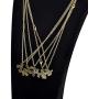 5 Pcs Vintage Best Friends Necklace Antique Brass Puzzle Pendant Set for Friends BFF Friendship Necklace