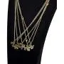 5 Pcs Vintage Best Friends Necklace Antique Brass Puzzle Pendant Set for Friends BFF Friendship Necklace