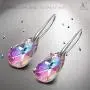 LADY COLOUR ✦Wonderland✦ Drop Dangle Earrings for Women Crystals Jewelry for Ladies Birthday Romantic Gifts with Gift Box, Soft Cloth