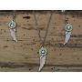 Bullet Wing Necklace & Dangle Earrings Brass 380 Casings. With or Without Swarovski Crystals.