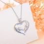 Sterling Silver For Mom Necklace Mothers Day Gift Mama Bear Pendant Necklace or Bracelet for Mum