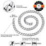 GoldChic Jewelry Free Engraved, 4MM/6MM/9MM 18K Real Gold Plated Chunky Cuban Link Chain Necklace for Men Women,Stainless Steel/Black Rhodium Plated Curb Chain Necklace 14-30 inches with Gift Box