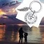 WUSUANED Memorial Jewelry I Used to Be His/Her Angel Bracelet in Memory of Loved One Dad Mom Sympathy Gift