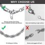 ChainsHouse Chain for Men Women Stainless Steel/18K Gold/Black Metal Plated 3mm/4mm/6mm Box/Twisted Rope/Wheat Necklace, 18''-30'', Custom Available, Send Gift Box