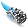 INBLUE Dragon Wolf Tooth Pendant for Men Boys Women Stainless Steel Cool Necklaces Simulate Crystal Gemstone Boyfriend Gifts Jewelry with 23 Inches Chain INBLUE Dragon Wolf Tooth Pendant for Men Boys Women Stainless Steel Cool Necklaces Simulate Crystal Gemstone Boyfriend Gifts Jewelry with 23 Inches Chain