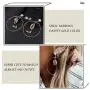 Bmadge Gold Geometric Earrings Exaggerated Statement Earrings Punk Stylish Sectored Twisted Earring Jewelry for Women and Girls