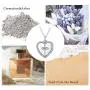 Urn Necklace, 925 Sterling Silver Cross with Infinity in Heart, Cremation Jewelry for Ashes, Forever in My Heart Human Pet Ashes Keepsake for Women, Urn Jewelry Mother Day Gift for Women with Gift Box