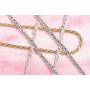NYC Sterling Unisex Sterling Silver 2mm Diamond Cut Italian Made Rope Chain Necklace