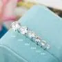 TTVOVO 925 Sterling Silver Stud Earrings Princess Cut Cubic Zirconia Sparkling Simulated CZ Diamond Earrings for Women Men Round 4 Prong Ear Studs Piercing Earrings Hypoallergenic Jewelry Gifts, 4MM