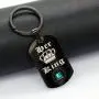 Uloveido Black Gold His Queen and Her King Stainless Steel Necklace Keychain Jewelry Set for Men Women Uloveido Black Gold His Queen and Her King Stainless Steel Necklace Keychain Jewelry Set for Men Women