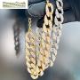 Nanafast Cuban Chain Necklace Bracelet Set for Women CZ Rhinestone Inlaid Necklace Bracelet for Girls Punk Hip Hop Jewelry Adjustable