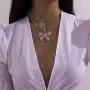 Ingemark Charm Pendant Tennis Chain Choker Necklace Bling Rhinestone Choker for Girls Women Fashion Jewelry Accessory Ingemark Charm Pendant Tennis Chain Choker Necklace Bling Rhinestone Choker for Girls Women Fashion Jewelry Accessory