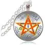 LUOR Trade Co.,Ltd Silver Tetragrammaton Necklace, Name of God Blessing Pendant, Wicca Pentagram Jewelry, Pentacle Sweater Necklace, Jacket Accessories LUOR Trade Co.,Ltd Silver Tetragrammaton Necklace, Name of God Blessing Pendant, Wicca Pentagram Jewelry, Pentacle Sweater Necklace, Jacket Accessories