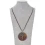 SIVITE Vintage Bronze Tree of Life with Wood Pendant Necklace Long Leather Chain Wooden Necklace for Women Girls SIVITE Vintage Bronze Tree of Life with Wood Pendant Necklace Long Leather Chain Wooden Necklace for Women Girls