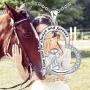Distance Horse Pendant Necklace for Women Girls 925 Sterling Silver Girls with Horse Gifts for Birthday Christmas