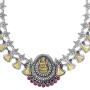 Aheli Indian Traditional Jewelry Trible Oxidized Necklace Earring Set Bollywood Bohemian Fashion for Women