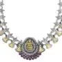 Aheli Indian Traditional Jewelry Trible Oxidized Necklace Earring Set Bollywood Bohemian Fashion for Women Aheli Indian Traditional Jewelry Trible Oxidized Necklace Earring Set Bollywood Bohemian Fashion for Women