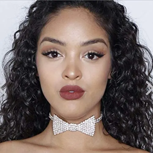 Masiter Sparkly Rhinestone Necklace Bowtie Crystal Choker Bowknot Tennis Chain Wedding Bridal Bridesmaid Costume Jewelry for Women and Girls Masiter Sparkly Rhinestone Necklace Bowtie Crystal Choker Bowknot Tennis Chain Wedding Bridal Bridesmaid Costume Jewelry for Women and Girls