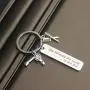 Eigso Hairdresser Gardener Tailor Accountant Bartender Book Lover Gift Keychain Bracelet She Believed She Could Appreciation Gift