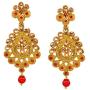 Bindhani Indian Jewelry Bollywood Style Wedding Bridal Bridemaids Gold Plated Kundan Choker Necklace Earrings Tikka Jewellery Set for Women