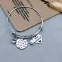 Step Mother Gift Thank You for Loving Me as Your Own Step Mother Bracelet Step Mom Bracelet Step Mom of Bride Gifts Adoption Bracelet Foster Mom Gift（BR-As your own）