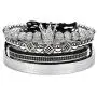 Imperial Crown King 18K Gold CZ Beads Bracelet Luxury Charm Fashion Bangle for Men Women Imperial Crown King 18K Gold CZ Beads Bracelet Luxury Charm Fashion Bangle for Men Women