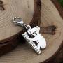 Gzrlyf Koala Charms for Jewelry Making Koala Bear Clip On Charm Koala Gifts for Koala Lovers