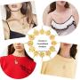 Eoumy Constellation Pendant Necklace for Women Gold Plated Astrology Horoscope 12 Constellation Zodiac Coin Necklace