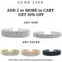 Rhinestone Choker 3 5 or 8 Row Silver by LuxeLife – Women’s Crystal Necklace Diamond Collar with 5'' Extender Rhinestone Choker 3 5 or 8 Row Silver by LuxeLife – Women’s Crystal Necklace Diamond Collar with 5'' Extender