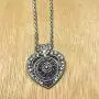 Mini Petite Open Heart clear Rhinestone Pendant Charm Necklace 18 inch and Hold One 12mm Mini Snap My Prime Gifts