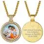 GoldChic Jewelry Personalized Photo Necklace for Men Women, Customized Round/Heart/Square Memory Picture Medallion Pendant Wheat Chain Hip Hop Jewelry, Multi Chain Length 18-30 inches (with Gift Box) GoldChic Jewelry Personalized Photo Necklace for Men Women, Customized Round/Heart/Square Memory Picture Medallion Pendant Wheat Chain Hip Hop Jewelry, Multi Chain Length 18-30 inches (with Gift Box)