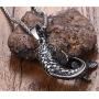 PAMTIER Unisex Vintage Lucky Sign Chinese Koi Carp Amulet Pendant Necklace